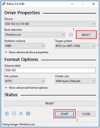 create bootable usb from iso