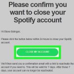 elimina account Spotify